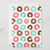 Boutique Donut Invitation de fête d'anniversaire (Dos)