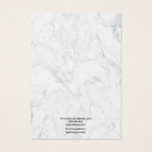 Boutique d'oreille moderne en marbre blanc (Dos)