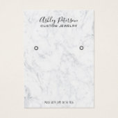 Boutique d'oreille moderne en marbre blanc (Devant)