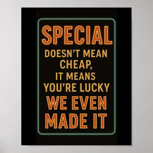 Boutique du jour Funny Restaurant Poster (Devant)