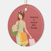 Boutique en céramique ornements de Noël (Gauche)