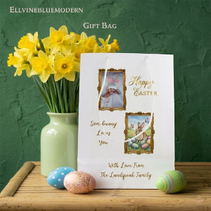 Boutique Gouden Lijst & Baby Foto Pasen Medium Cadeauzakje