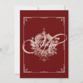 Boutique Grand Ouverture Invitation Élégante Vinta (Devant)