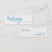 Boutique Kadsaya 4 Store Visitekaartje (Voorkant / Achterkant)