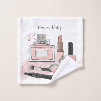 Boutique make-up gepersonaliseerd washandje