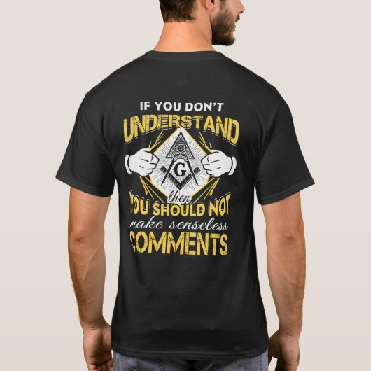 Boutique Masonic Freemason T-Shirt Cadeau (Dos)