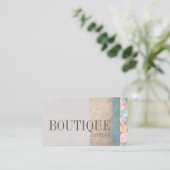 Boutique Mode Accessoires  Bloemlinnen Visitekaartje (Staand voorkant)