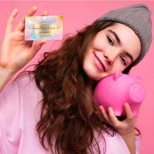 Boutique Online Shop Makeup Gold Holograaf Visitekaartje