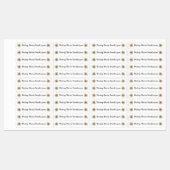 Boutique personnalisée Tissu Étiquettes Boho Daisy (Feuille)