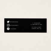 Boutique Petite carte d'affichage (Dos)