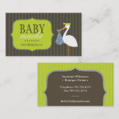 Boutique pour bébés Cartes de visite amusants et m (Devant / Derrière)