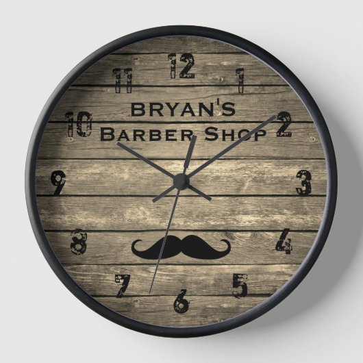 Boutique Rustique Barber Grande horloge (Recto)
