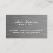 Boutique Steel | Moderne Luxe Visitekaartje (Achterkant)