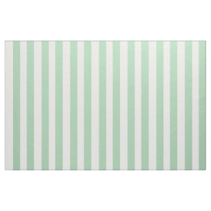 Boutique Stripes - Tissu Blanc Mint Green 2