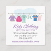 Boutique Vêtements Enfants Coupon Offre de vente (Dos)