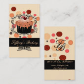 Boutique Victorian Pink boulangerie Cartes de visi (Devant / Derrière)