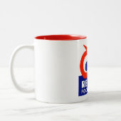 Boutiques de nourriture de la Chouette rouge Mug (Gauche)
