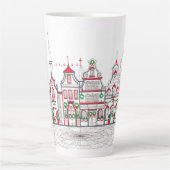 Boutiques européennes de Noël Grosse Mug Latte (Devant)