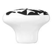 Bouton #1 en céramique abstrait (Côté)