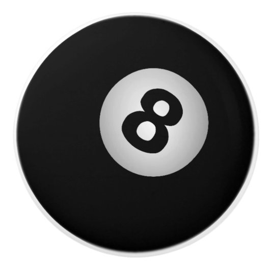 bouton 8-Ball en céramique (Devant)