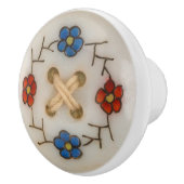 Bouton à coudre Vintage mignon en céramique (Droite)