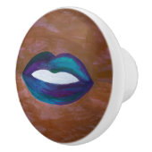 Bouton à lèvres Abstrait | Fille lèvres Kiss XOXO  (Droite)
