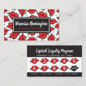 Bouton à lèvres Distributeur de fidélité Timbre ro (Devant / Derrière)