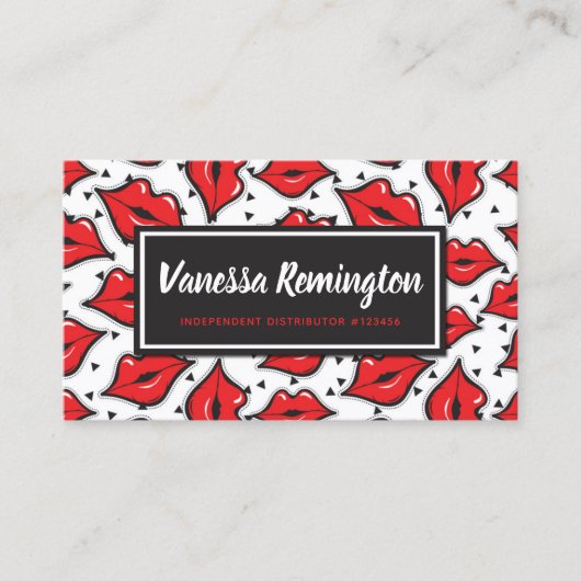 Bouton à lèvres Distributeur de fidélité Timbre ro (Devant)