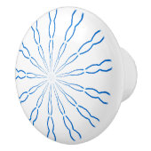 Bouton Abstrait bleu personnalisé (Droite)