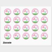 Bouton Anniversaire Fête Favoriser Balise Sticker (Feuille)