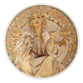 Bouton Art Nouveau en céramique (Devant)