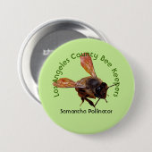 Bouton - Badge du nom du club de conservation des  (Devant & derrière)