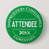 Bouton Badge du participant à la conférence (Devant)