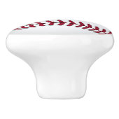 Bouton céramique de baseball personnalisé (Côté)