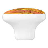 Bouton céramique en fil noir zen (Côté)