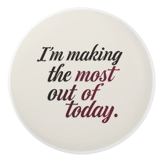 Bouton céramique personnalisé (Devant)