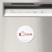 Bouton d'amour Facebook - Aimant (In Situ (Lave-vaisselle))