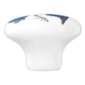 Bouton d'animal de faune d'oiseau d'oiseau bleu (Côté)