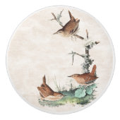 Bouton d'animaux de faune d'oiseaux de roitelet (Devant)