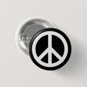 Bouton de badge de paix du CND pin vietnam war (Devant & derrière)