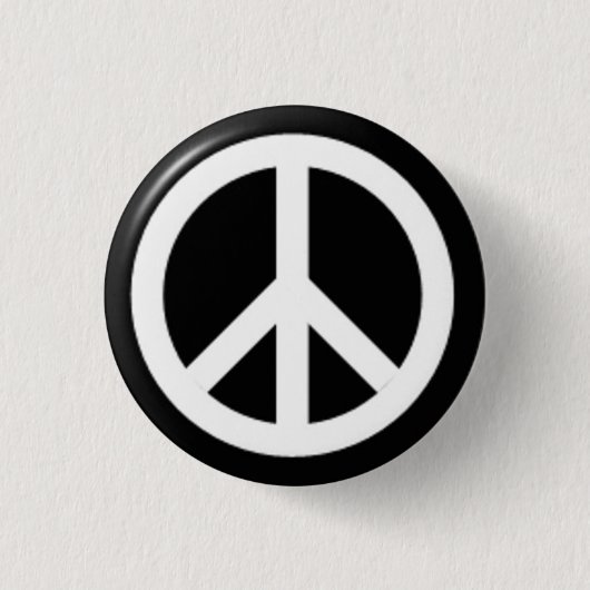 Bouton de badge de paix du CND pin vietnam war (Devant)