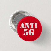 Bouton de badge rond Anti 5G (Devant & derrière)