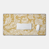 Bouton de célibataire en or de William Morris Flor (Clavier et souris)