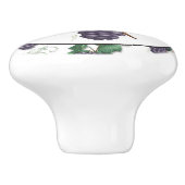 Bouton de céramique de fruits de raisins de campag (Côté)