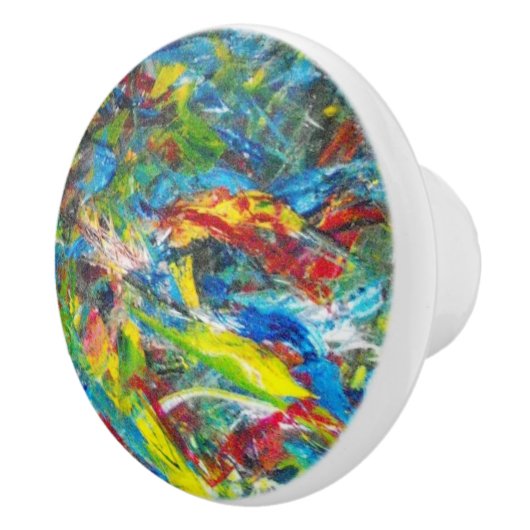 Bouton de céramique du studio de l'artiste (Droite)