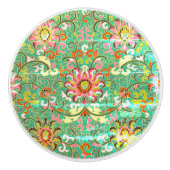 Bouton de céramique orientale (Devant)