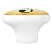 Bouton de clés de piano et de note musicale (Côté)