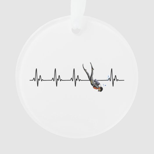 Bouton de coeur de plongée SCUBA (devant)