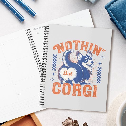 Bouton de Corgi adorable avec citation "Rien d'aut