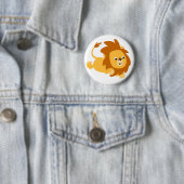 Bouton de jeu de dessin mignon Bouton Lion Badge (En situation)